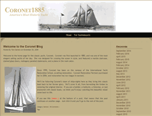 Tablet Screenshot of coronet1885.com